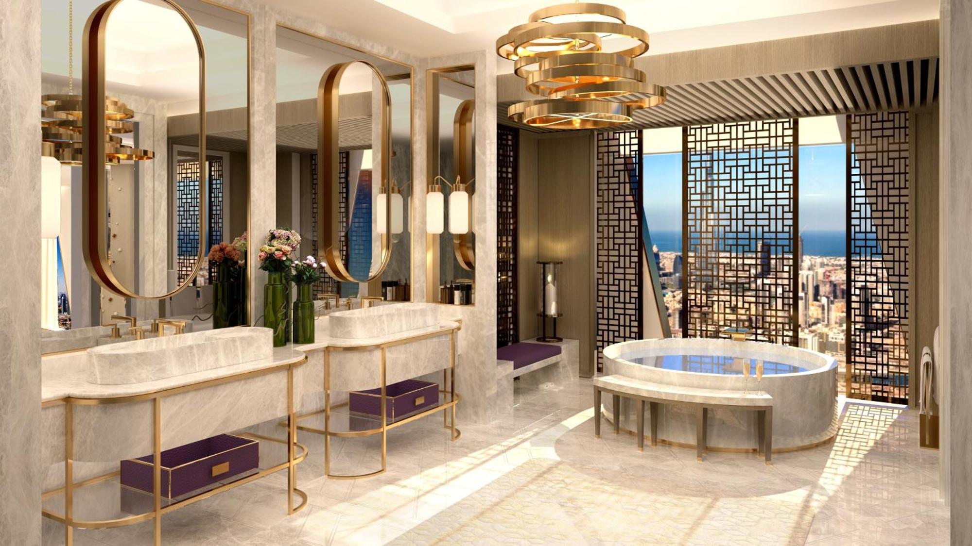 Mandarin Oriental Downtown, Dubai Hotel Eksteriør billede