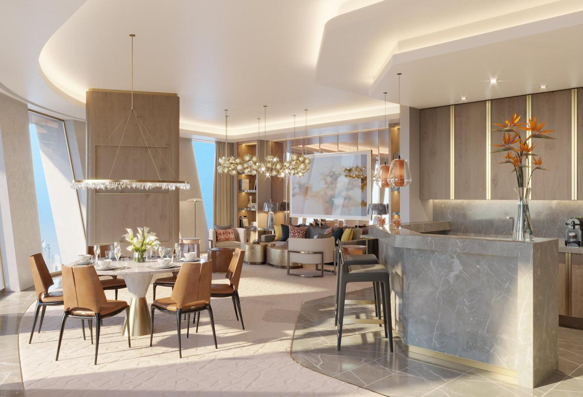 Mandarin Oriental Downtown, Dubai Hotel Eksteriør billede